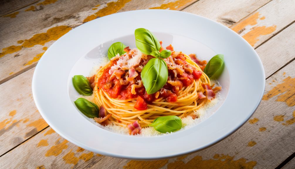 bacon tomato pasta delight