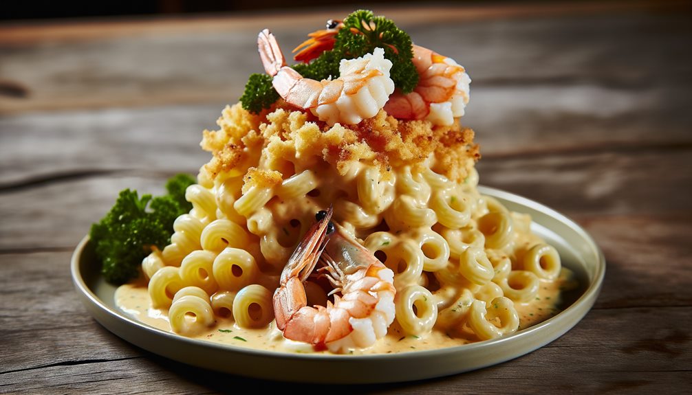 creamy shrimp macaroni delight