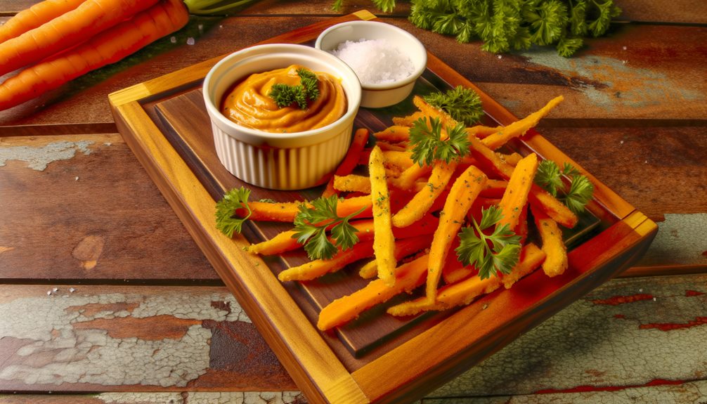 crispy fried carrots recipe