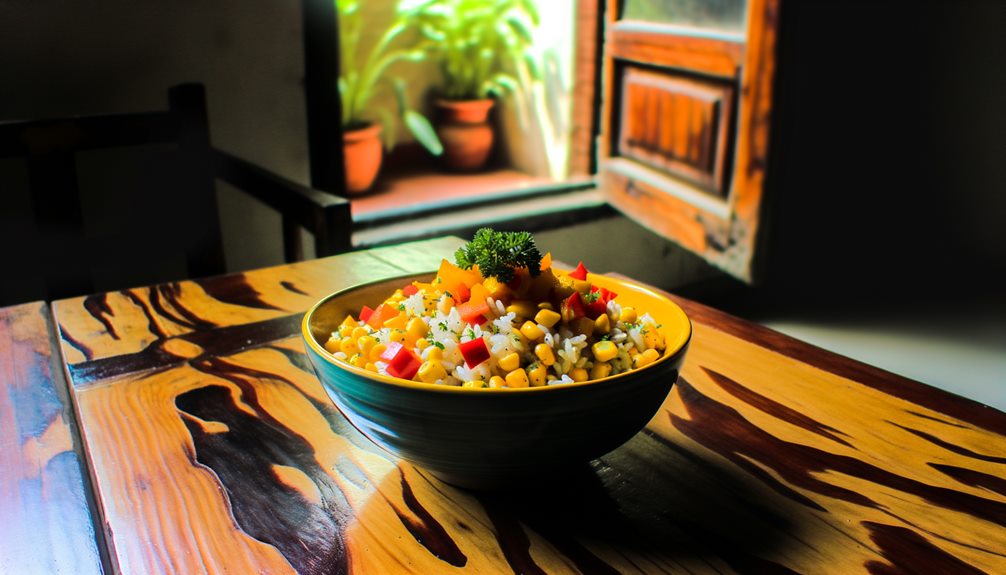 delicious corn rice dishes