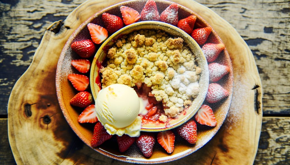 delicious strawberry crumble recipe