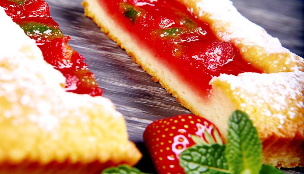 delicious strawberry dessert bars
