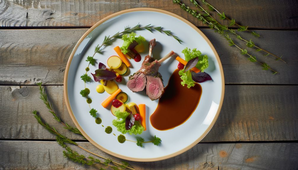 grilled butterfly lamb leg
