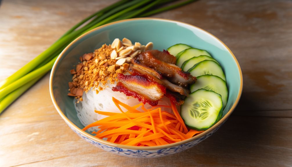 grilled pork rice noodles