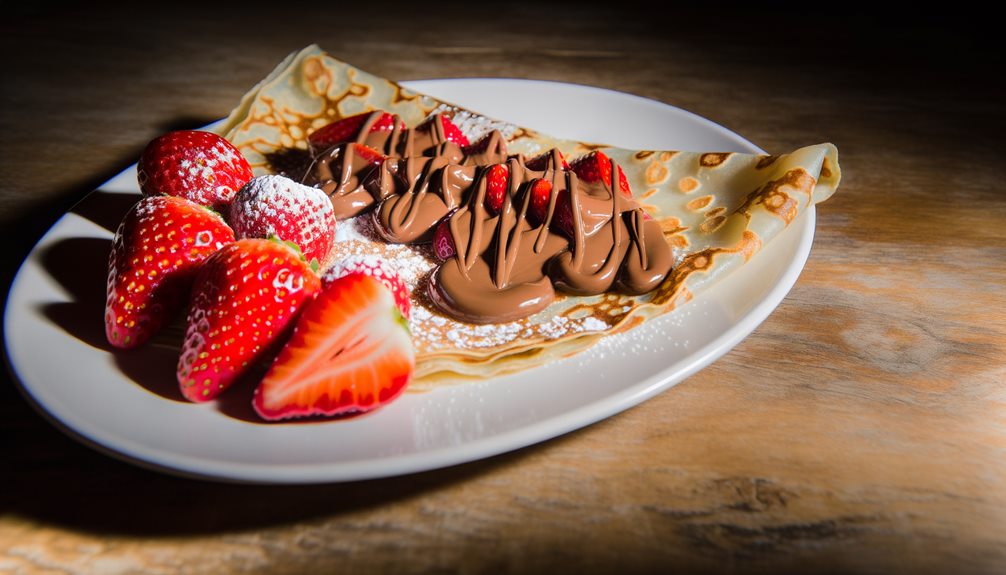nutella stuffed crepes recipe
