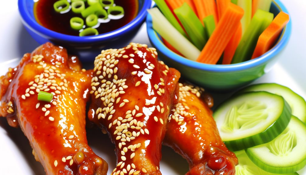 savory asian chicken wings
