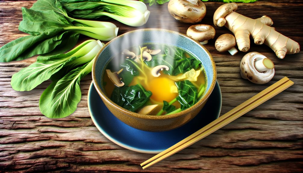 savory asian soup preparation