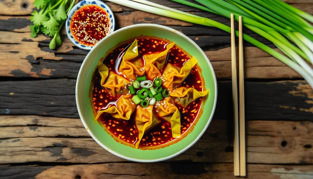 spicy wonton recipe instructions